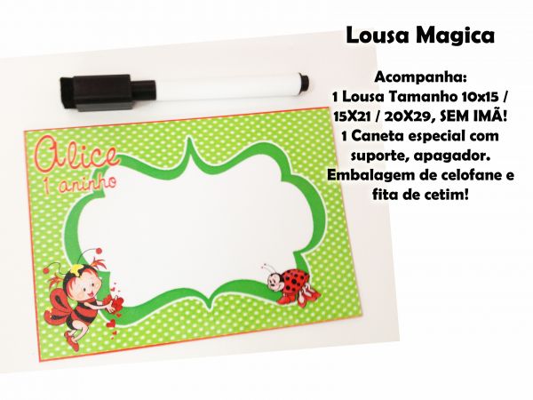 Lousa Magica (sem imã) 15x21